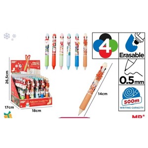 Długopis 4-kolorowy świąteczny (36szt)