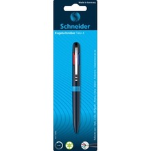Długopis automatyczny Schneider take 4, M, 4 kolory wkładu, blister, mix kolorów