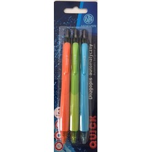 Długopis automatyczny trójkątny Colorful Pen Astra 0.6 mm blister 3 sztuki