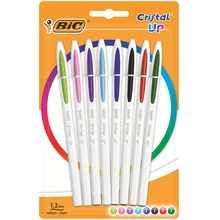 Długopis BIC Cristal Up AST+FUN 8 kolorów blister