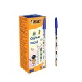 Długopis Cristal Kawaii 1mm niebieski (20szt) BIC