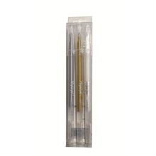 Długopis żelowy 0,6mm zestaw 3 kolorów złoty, srebrny, biały MG