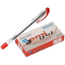 Długopis żelowy czerwony (12szt)