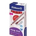 Długopis Hang Stick 1mm czerwony (12szt) PELIKAN