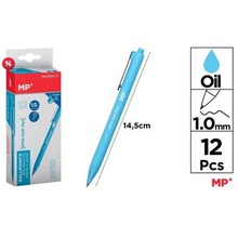 Długopis olejowy 1,0mm lazurowy (12szt)