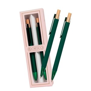 Długopis + ołówek Dyplomat zielony Gift Box