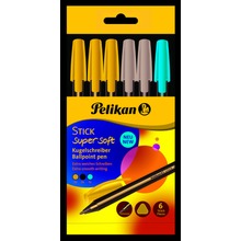 Długopis stick super soft Pelikan 6 szt.