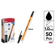 Długopis ze skuwką czarny (50szt)