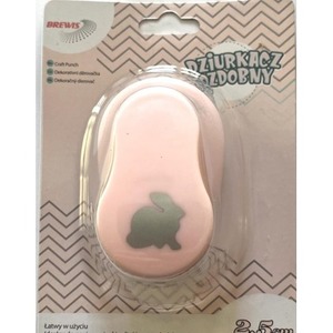 Dziurkacz ozdobny Królik 2.5cm