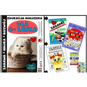 Edukacja maluszka - Zestaw książek dla 4 latka