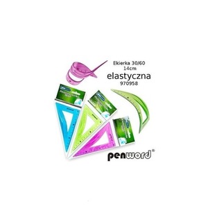 Ekierka elastyczna 14cm MIX