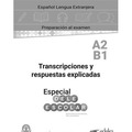 Especial DELE escolar A2-B1 klucz