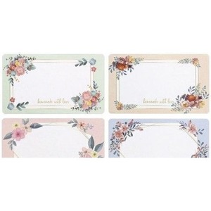 Etykieta samoprzylepna kwiatowe 250szt
