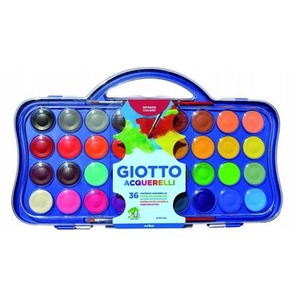 Farby akwarelowe w pastylkach 36 kolorów GIOTTO