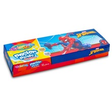 Farby plakatowe mix 20 ml Colorino Kids 12 kolorów Spiderman