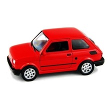 Fiat 126p 1:27 czerwony WELLY