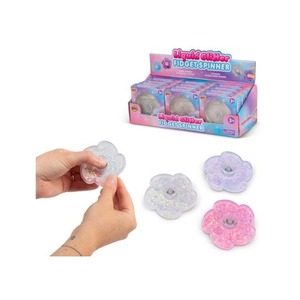 Fidget Spinner z Płynnym Brokatem