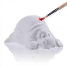 Figurka do pomalowania - Funny Hippo 6cm