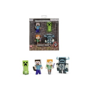 Figurki Jada Minecraft metalowe 6,5cm 4 sztuki