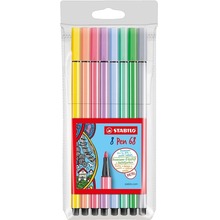 Flamaster Pen 68 pastel 8 kolorów