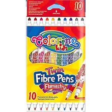 Flamastry Colorino Kids dwustronne 10 kolorów