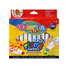 Flamastry Colorino Kids pieczątki 10 kolorów 