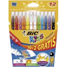 Flamastry KIDS Colour & Erase 10+2 kolory BIC