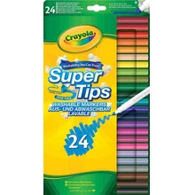Flamastry zmywalne Crayola 24 kolory