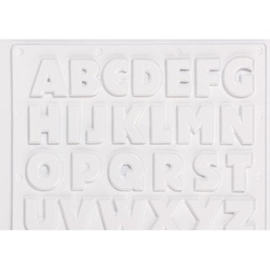 Foremki do gipsu Literki