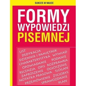 Formy wypowiedzi pisemnej