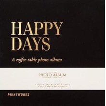 Fotoalbum. Happy Days Black