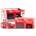 Garaż baza remiza strażacka wóz 1:32 światła/dźwię