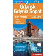 Gdańsk Gdynia Sopot + 3. Plan miasta 1:23 000