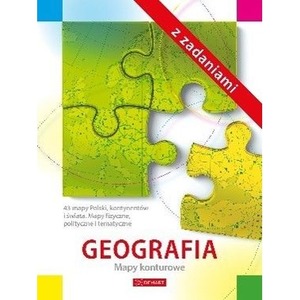 Geografia. Mapy konturowe z zadaniami