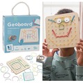 Geoplan tablica manipulacyjna edukacyjna z gumkami