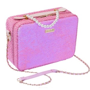 Girabrilla maxi walizka Make up ciemny róż