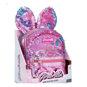 Girabrilla plecak cekinowy króliczek fiolet