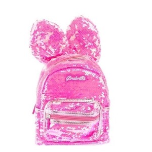Girabrilla plecak cekinowy króliczek róż