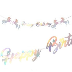Girlanda Happy Birthday Jednorożec