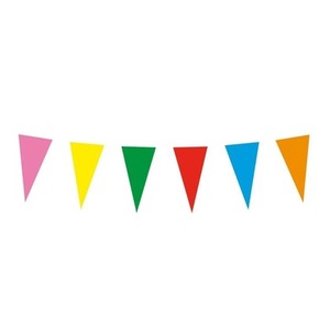 Girlanda papierowe flagi wielokolorowe 10m