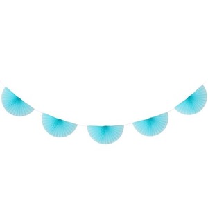 Girlanda PB&C Wachlarze błękitna 300cm