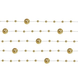 Girlandy perłowe złoty 1,3m 5szt