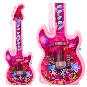 Gitara elektryczna różowa 29cm