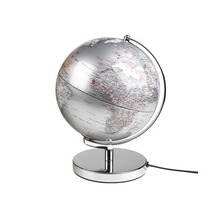 Globus 250 podświetlany Silver
