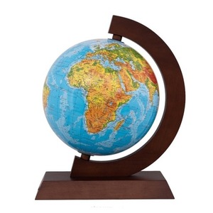 Globus fizyczny drewniana opr. 25cm w.czeska