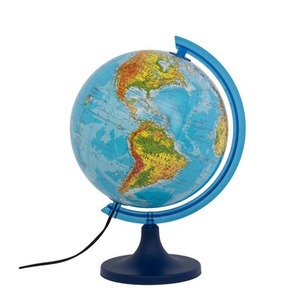 Globus fizyczny podświetlany 25cm w.czeska