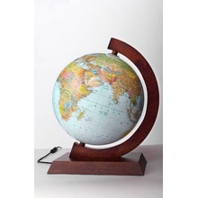 Globus polityczno-fizyczny podświetlany 25 cm