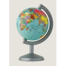 Globus polityczny w folii termokurczliwej 7 cm