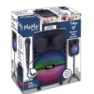 Głośnik bezprzewodowy ze statywem i mikrofonem