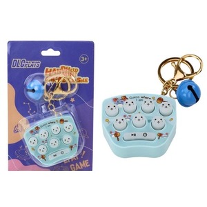 Gra elektroniczna kieszonkowa niebieska